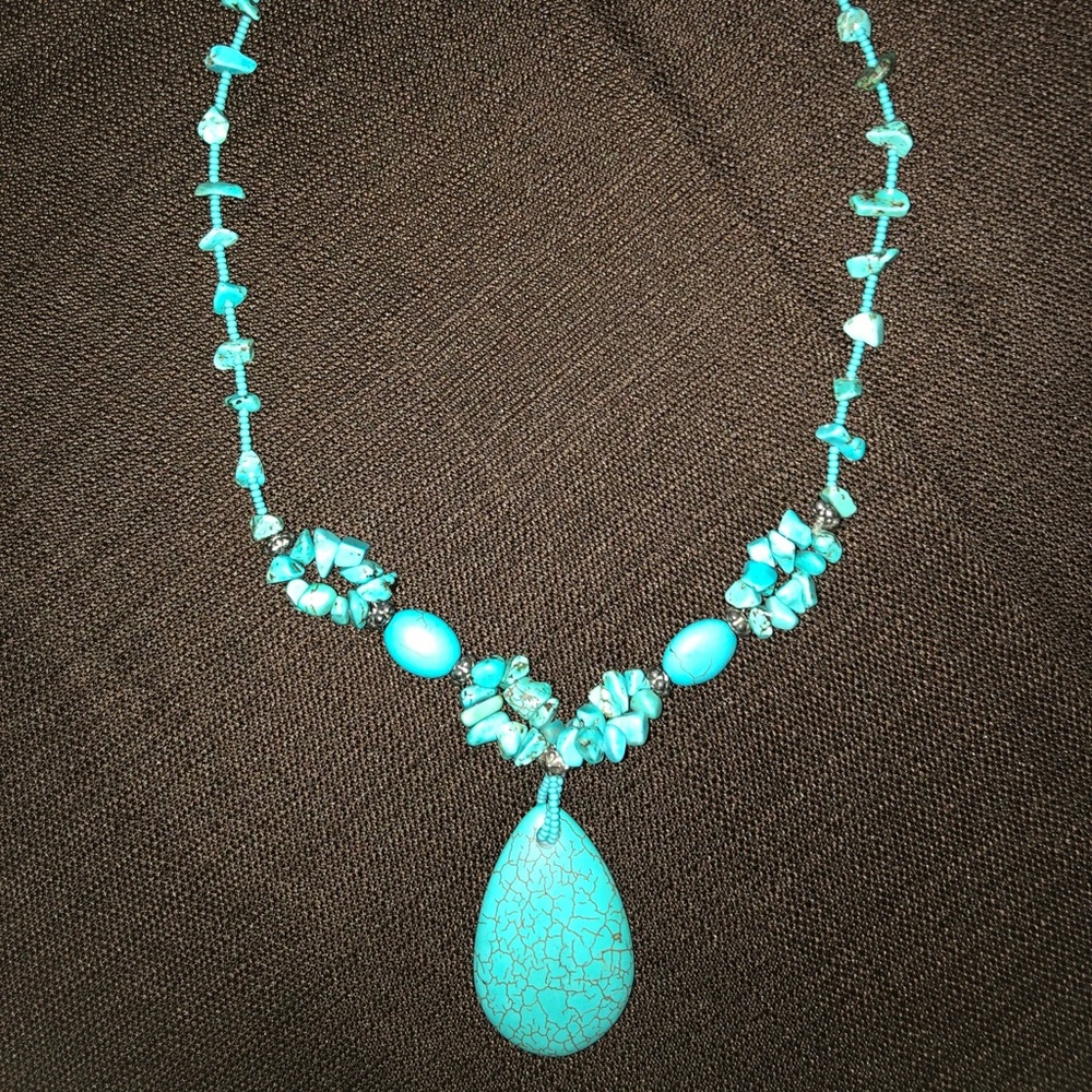 Handmade turquoise necklace